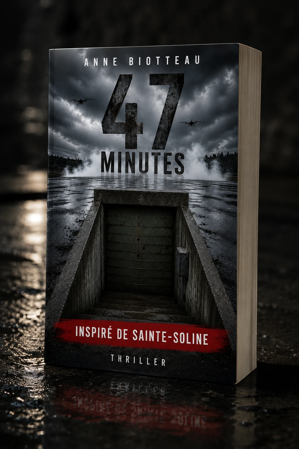 Couverture du thriller 47 Minutes, inspiré de Sainte-Soline